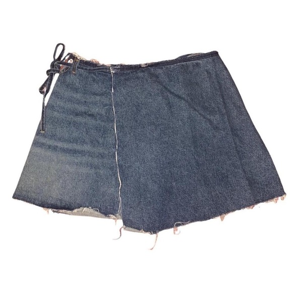 ELLA Reconstructed Wrap Skirt - Picture 3 of 6